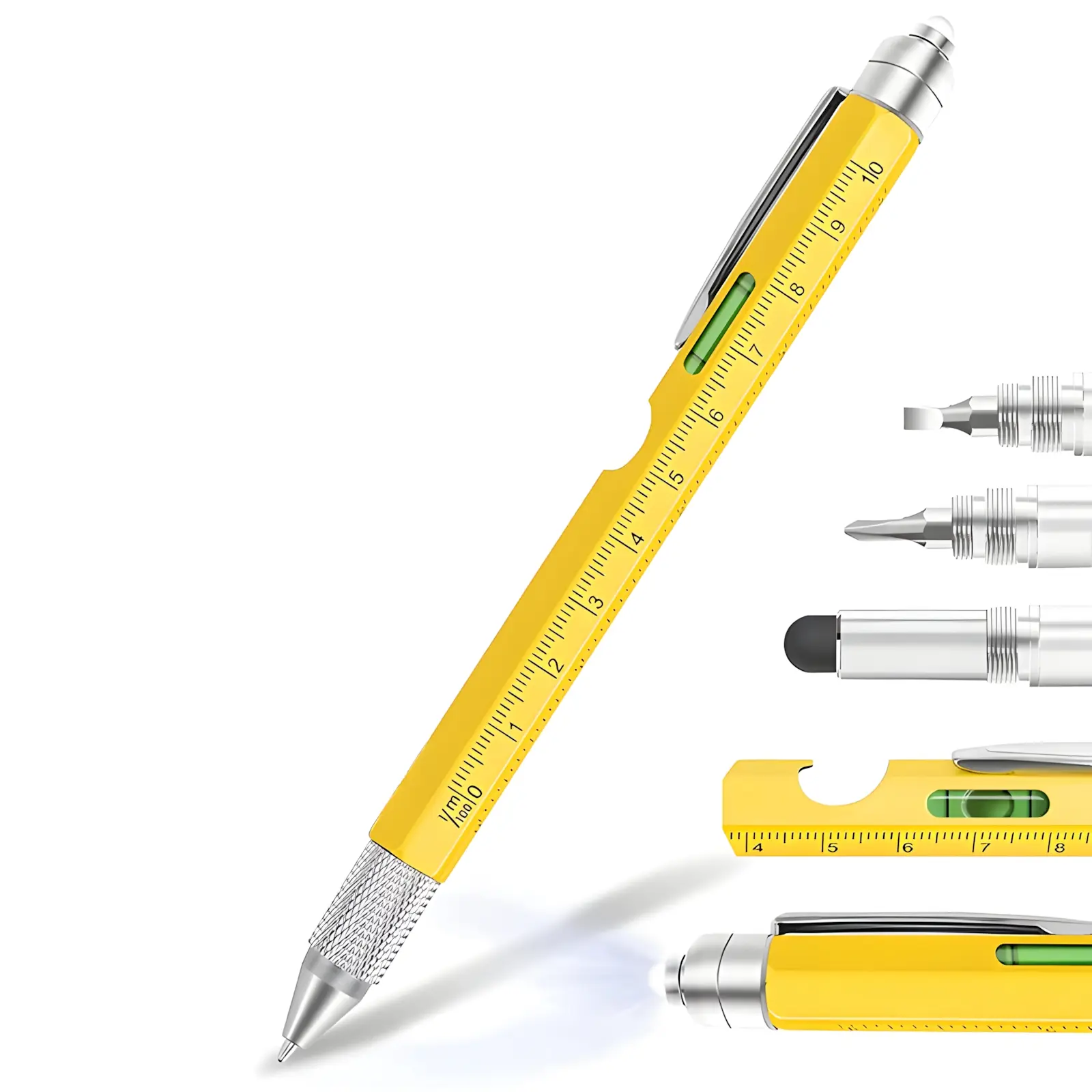 9 in 1 Multitool Pen, Multifunctional Pen with Ruler, Screwdriver, Bottle Opener, Gifts for Men, Stocking Stuffers for Adults Men, Mens Gifts for Christmas，Ideal Best Unique Gifts For Thanksgiving Day,Christmas,New Year,Birthday.Valentine's Day