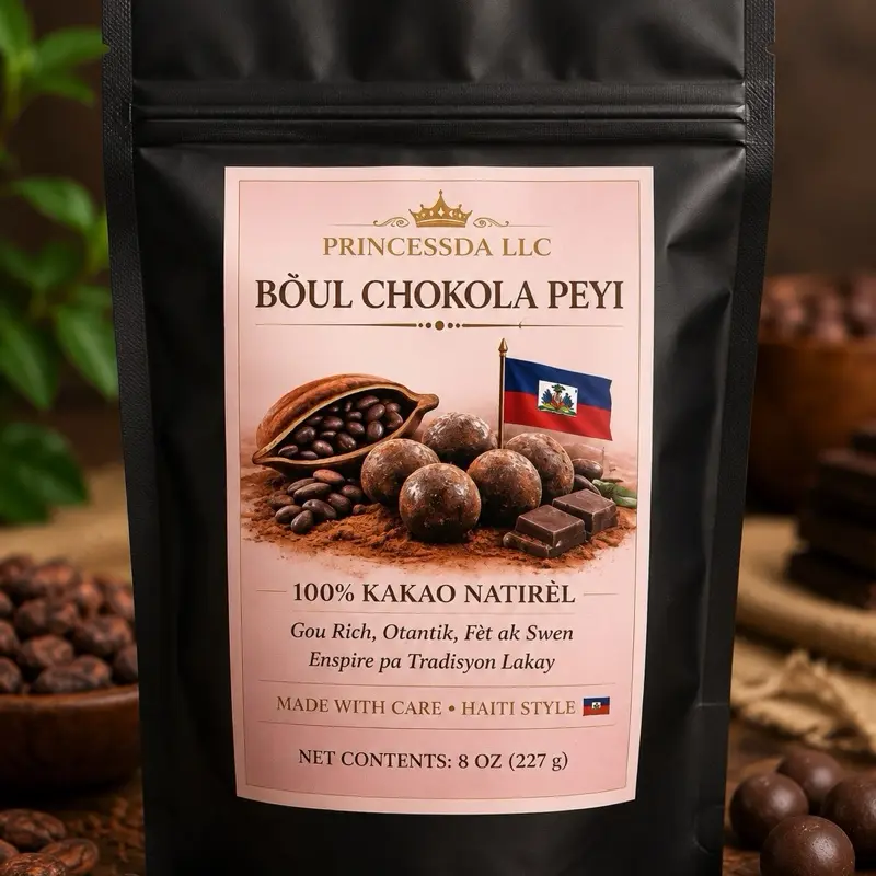 100% Pure Cacao Haitian Chocolate Snack 100% Pure Cacao Haitian Chocolate Snack