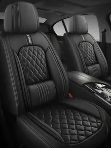 New all-in-one car seat covers, suitable for all seasons, made from breathable and durable Nappa leather with diamond-quilted stitching for seat protection