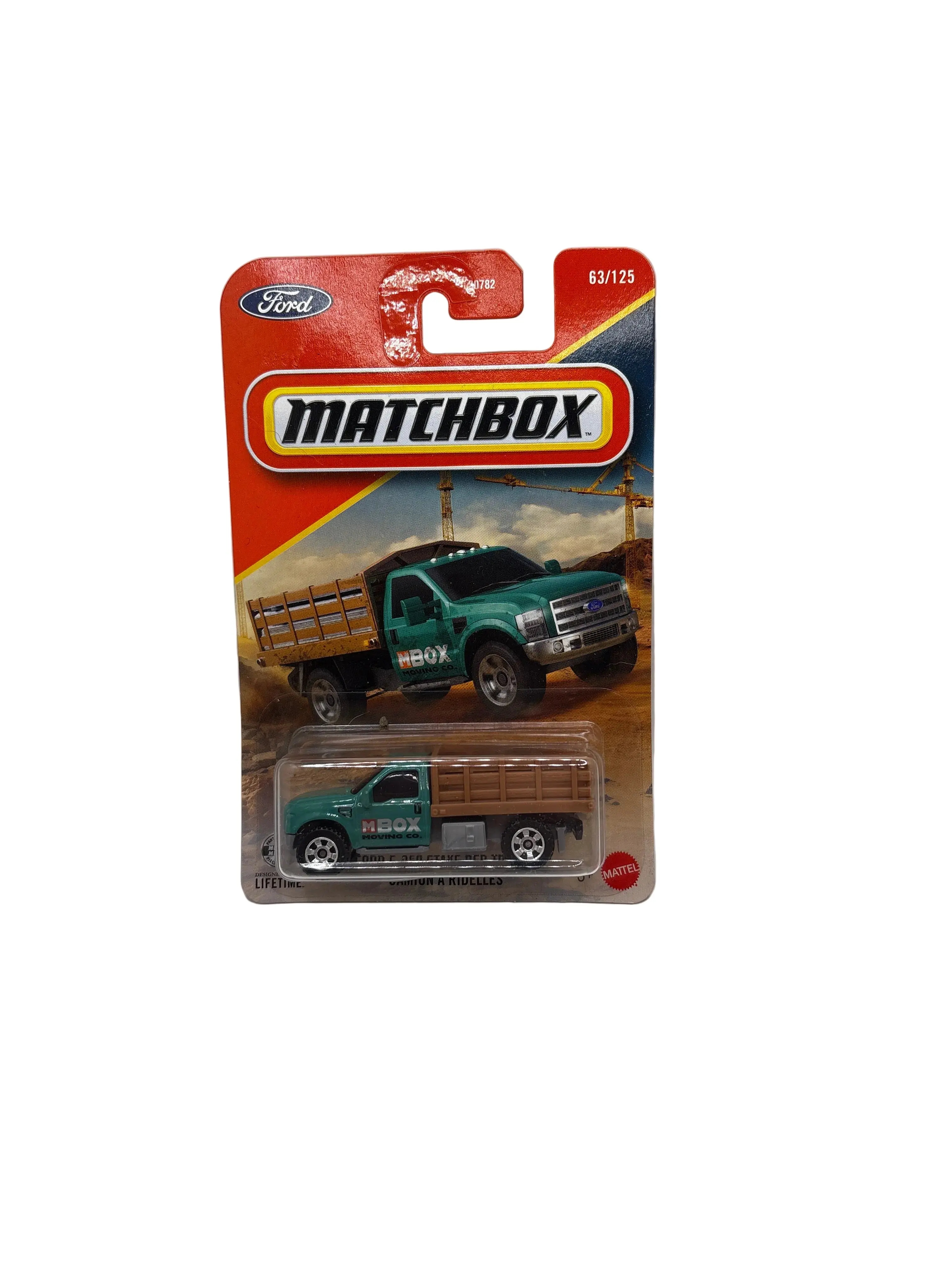 Matchbox Ford F-350 Stake Bed Truck Diecast green