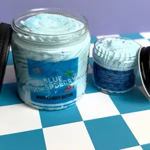 Blue raspberry slushie hydrating whipped body butter