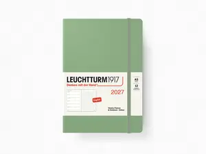 2027 Leuchtturm 1917 Weekly Planner & Notebook - SAGE Dotted