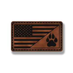 American Flag Paw Patch – Leatherette Patch