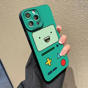 Adventure Time Bmo Design Phone Case for iPhone 16 15 14 13 12 11 Plus Pro Max, Creative Fashion, Decorative, Protective, Full Coverage Anti-Drop Protection, Gift