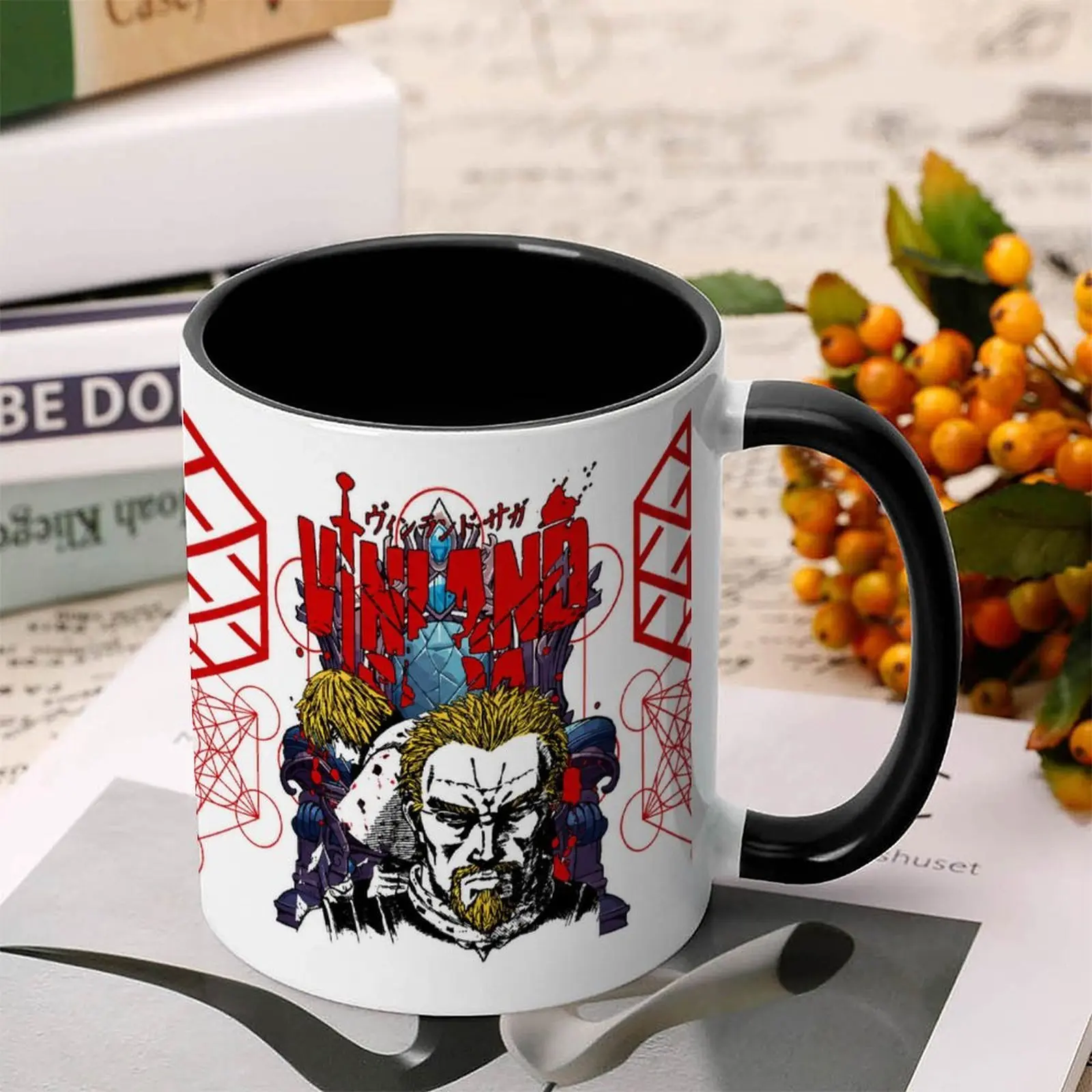Thorfinn Mug, Anime Mug 11oz, Anime Ceramic Mug, Medieval Anime Mug, Manga Anime Mug, Anime Gift Mug, Fanart Anime Mug, Anime Lover Gift