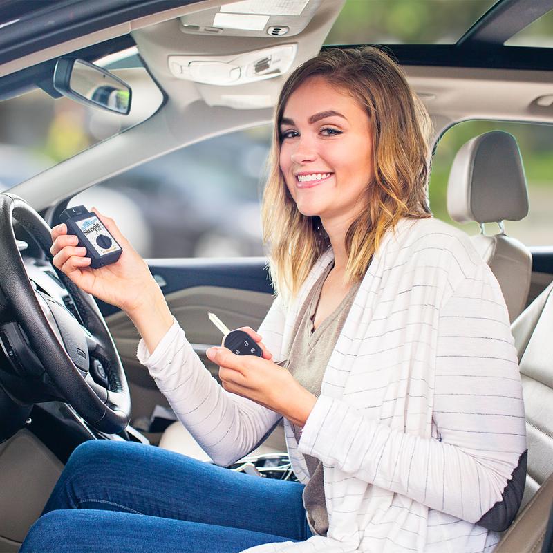 Simple Key Car Remote Pairing Kit for Select Ford, Lincoln, Mazda, and Mercury Vehicles - Includes OBD Programming Tool and 4-Button Remote and Key Combo - Review Compatibility Before Purchase