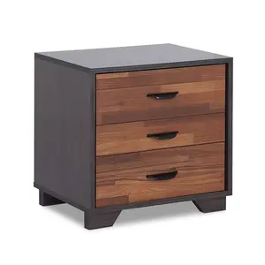 Nightstand, Small Dresser with Drawer, Side Tables for Living Room, Bedroom Furniture, Brown