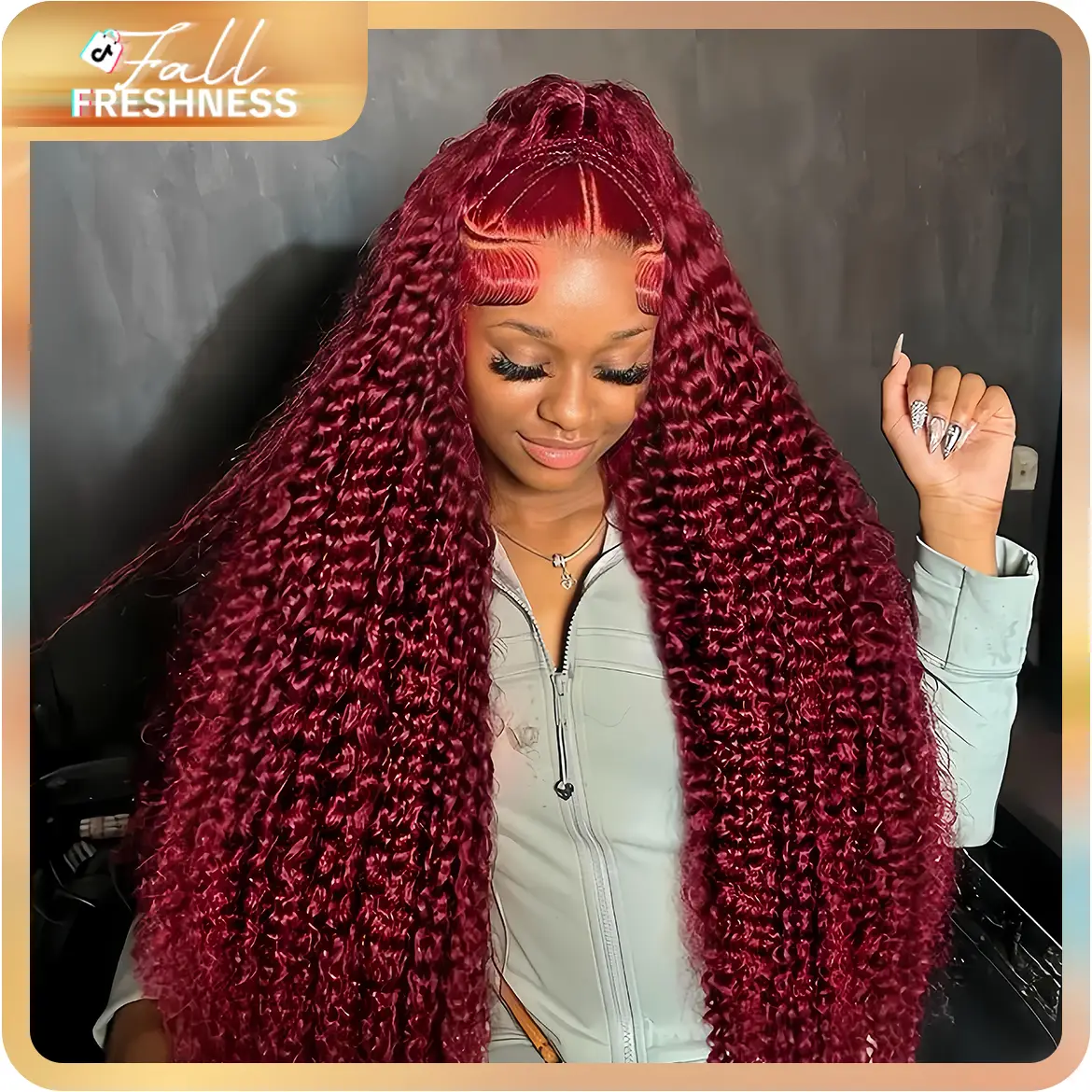 CheetahBeauty 200% Density 99J Burgundy/Natural Black/T1B/4/27/FB30 Highlight Deep Wave Human Hair Wig 13x6 HD Transparent Lace Front Remy Hair Wigs P