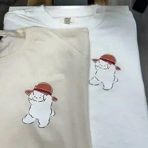 Men's Poodle Design T-Shirt Screen Printed - Top, Menswear