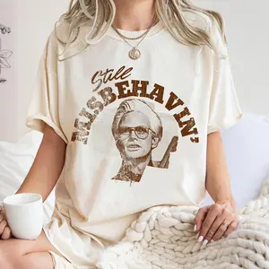 Still Misbehavin’ Retro Graphic T-Shit, Baby Billy Shirt, Righteous Gemstones, Vintage Inspired Funny Shirt, TV Character Tee, 70s Style Statement Top