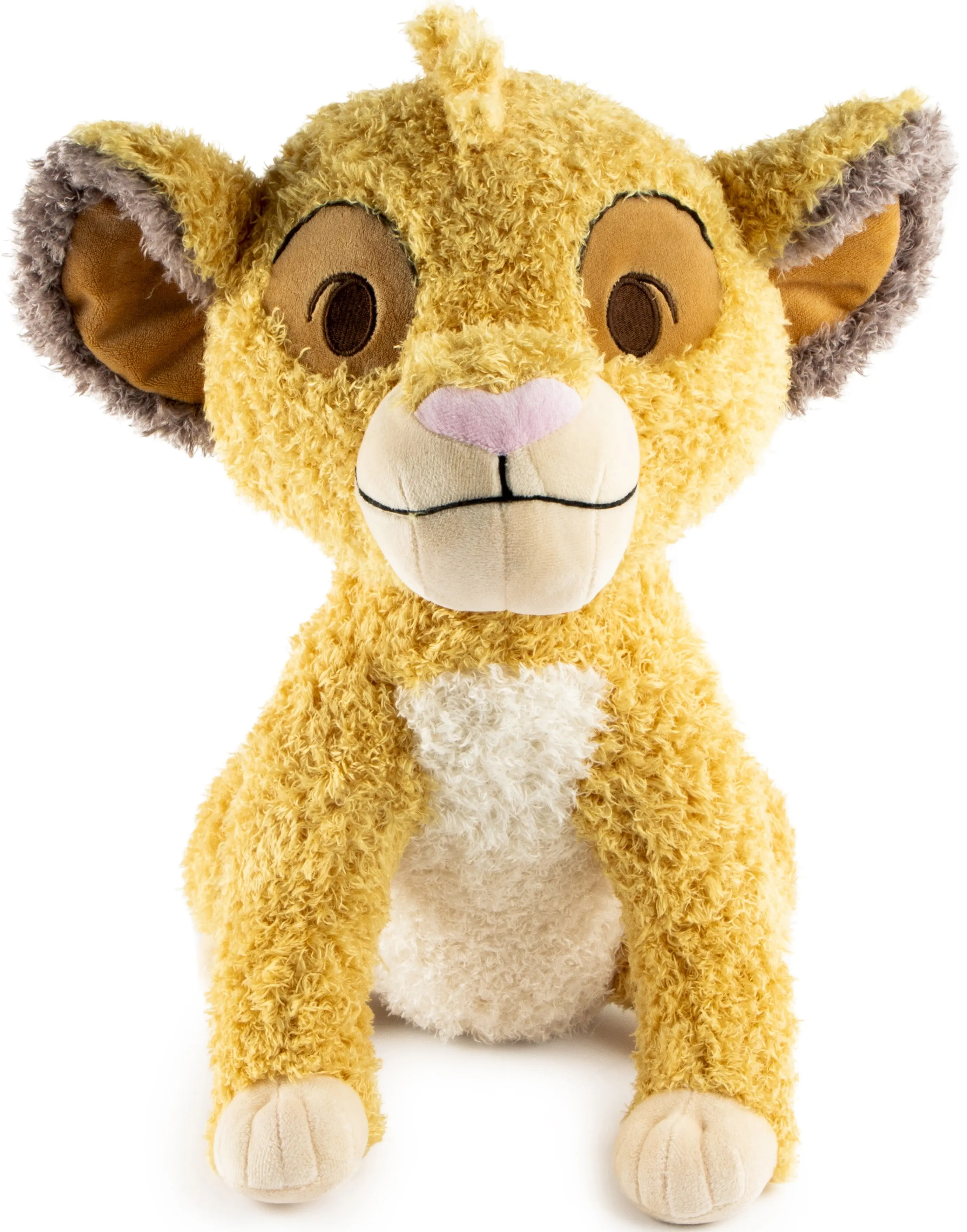 Jay Franco Disney Lion King Simba Fuzzy Pillow Buddy Teddybear Soft Stuffed Animal