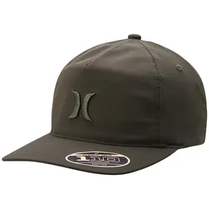 Hurley Men's Baseball Cap - Lightweight Moisture-Wicking Snap-Back Curved Bill Fitted Baseball Hats for Men