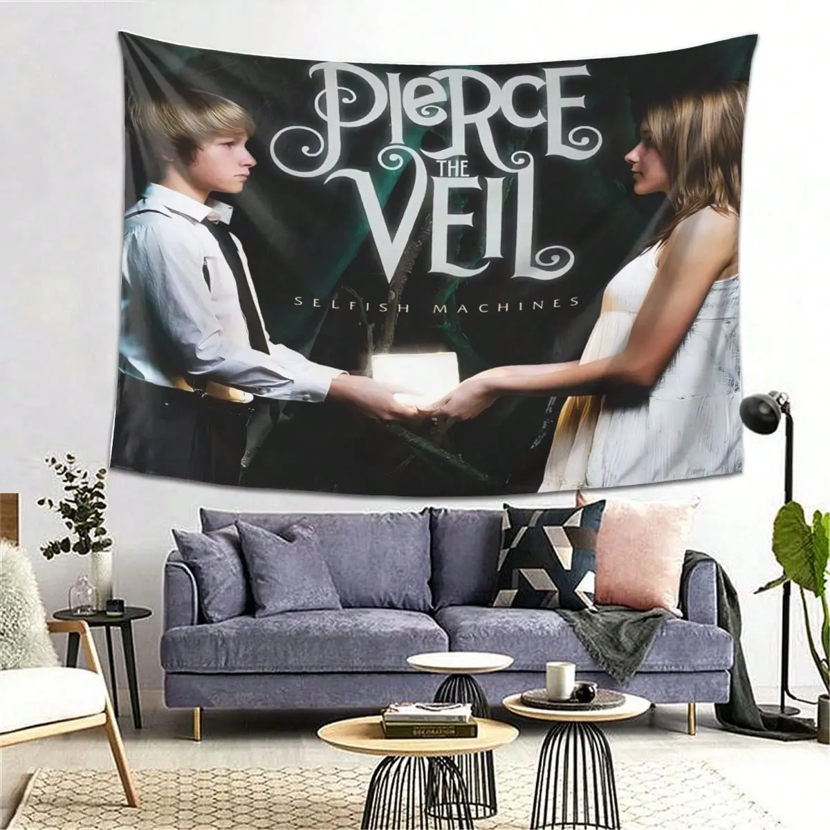 Plerce The Veil Tapestry, Living Room, Bedroom, Office, Home Decoration Wall Tapestry/Room Decoration/Party Decoration Wall Hanging