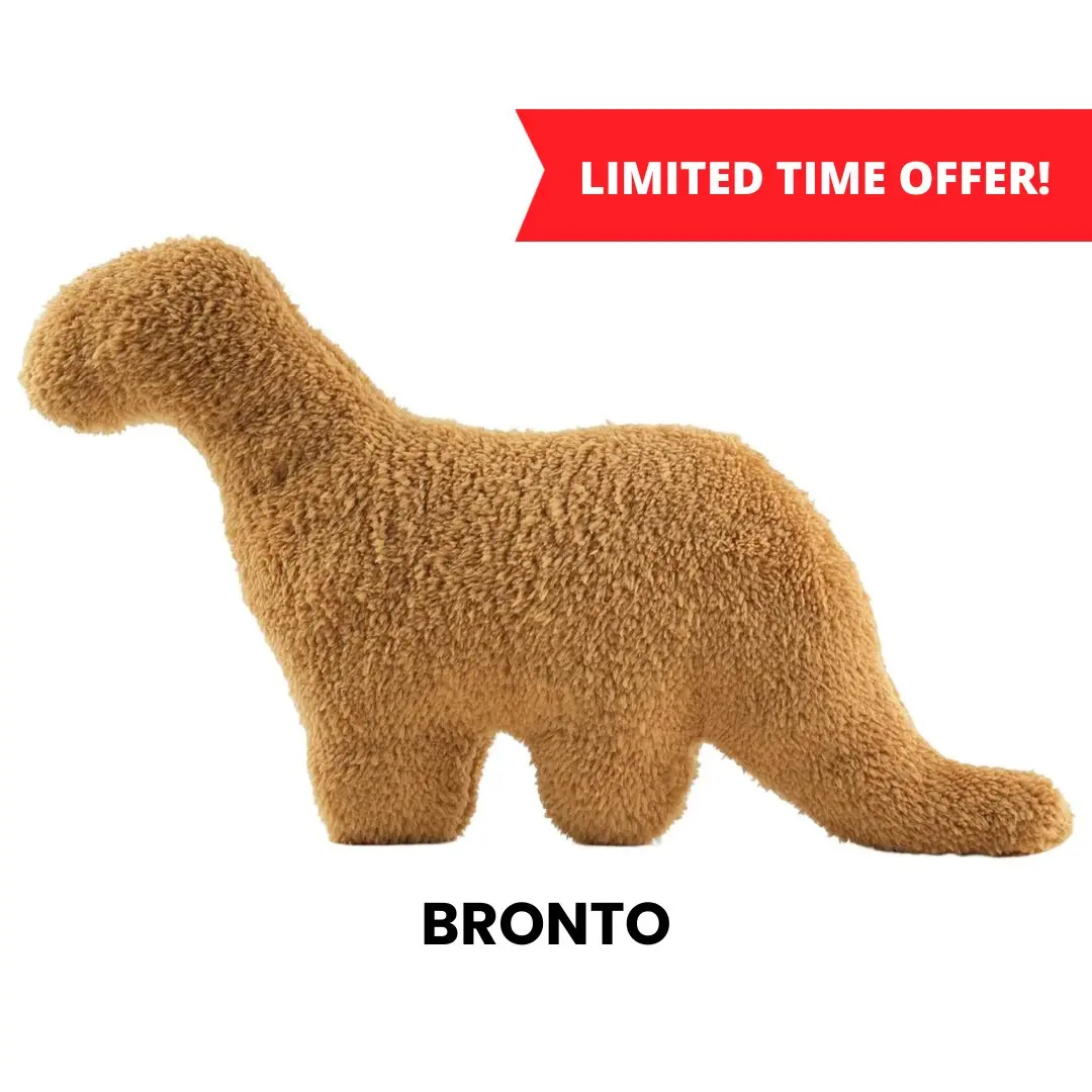 NUGGIESAUR™ Dino Chicken Nugget Plushie