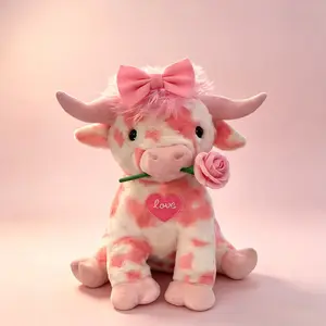 Highland Cow Plush Toy, Soft and Cuddly Plush Gift for Kids, Boys, Girls, and Adults, Perfect Present for All Ages