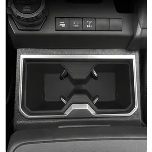 Toyota 4runner Center Console Cup Holder Insert Tray, 2026 Model, Front Armrest Drink Storage, Water Cup Liner Tray, Car Accessories