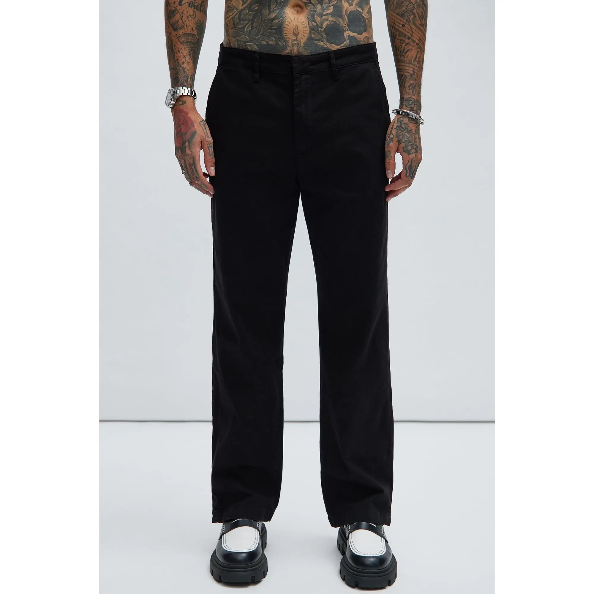 Mac Chino Straight Pants - Black Mac Chino Straight Pants - Black