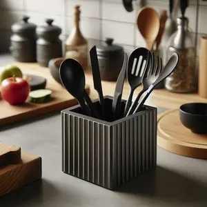 Modern Square Utensil Holder