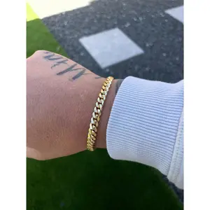 6mm solid 925 silver miami cuban bracelet