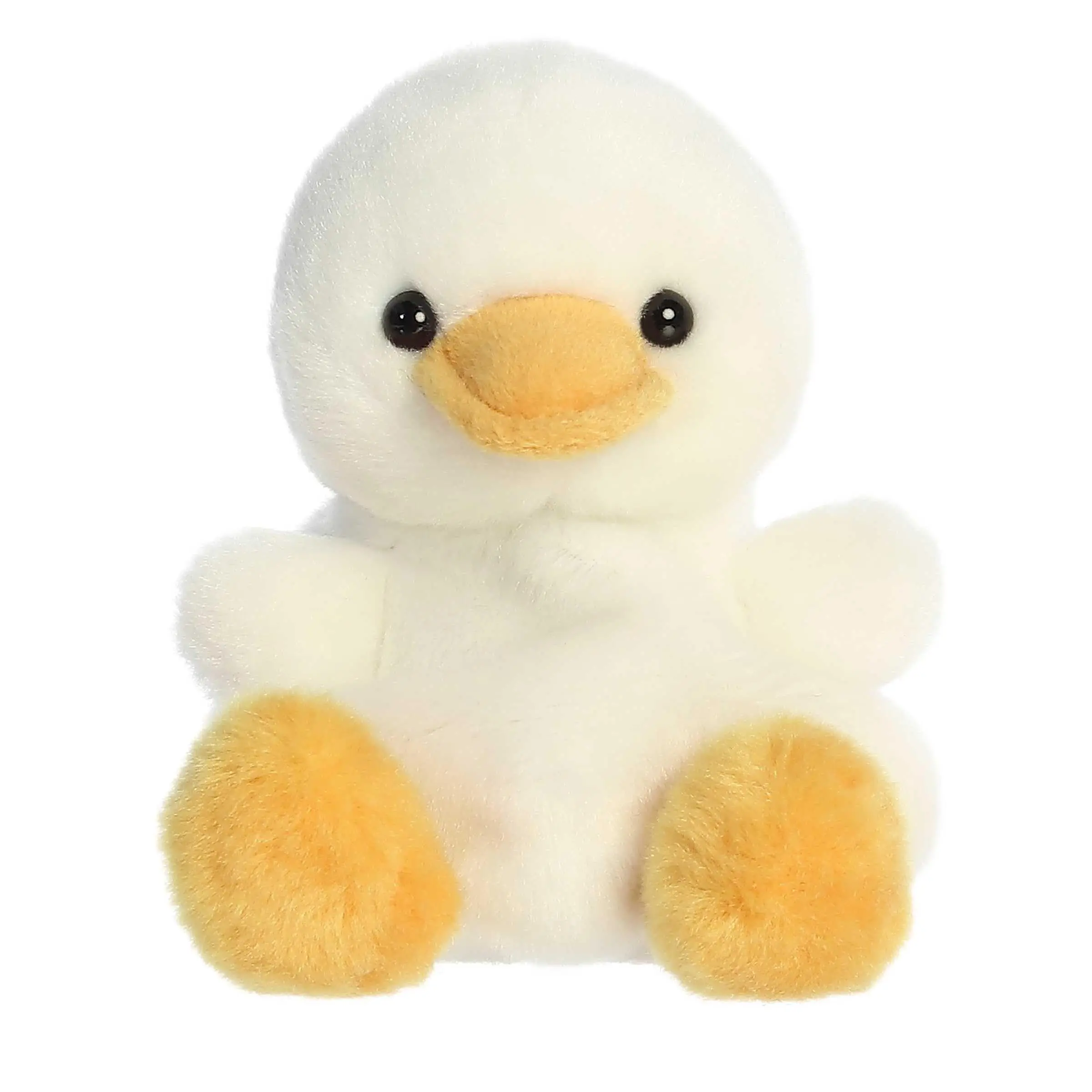 Aurora Palm Pals Gavin Goose Stuffed Animal 4.5 Inch – Cute White Collectible Plush Toy for Kids, Décor and Gifts