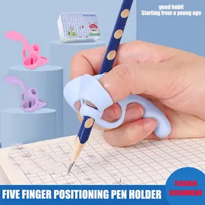 Handwriting Grip Set, 2-Pack Writing Aid for Kids Ages 2-5, Pencil Holder Training Tool, Early Learning Writing Assistant, Stationery Set