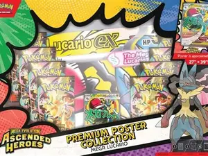 Ascended Heroes Premium Poster Collection (Mega Lucario)