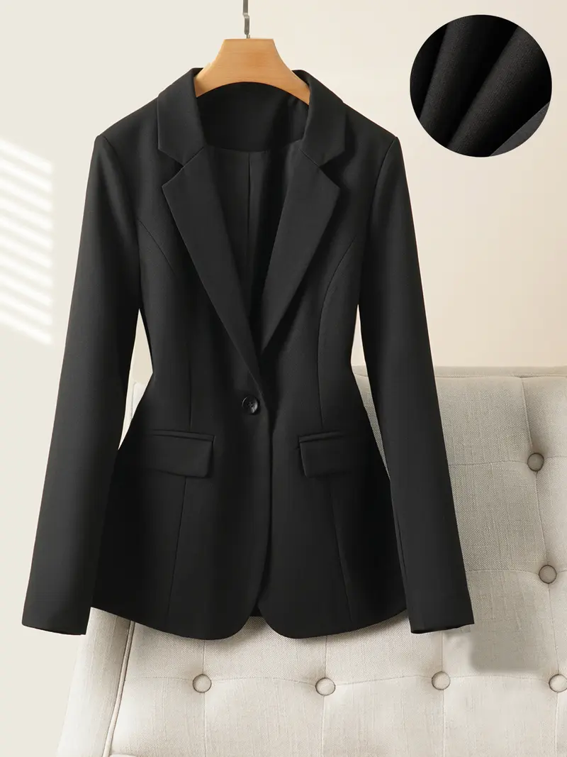 Women's Fashion Blazer Jacket, Professional Office Wear, Stylish Ladies Suit Coat, Elegant Workwear Outerwear for Women