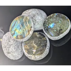 Labradorite Ema Eggs – Vision Stones | Seer Stone | Window Rock | Dragon Eggs | Emu Eggs