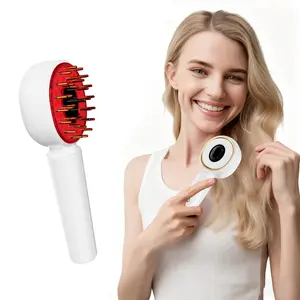 2026 New Multifunctional Head Massager Comb, USB Rechargeable Scalp Massage Brush, Portable Hairbrush, Ideal Holiday Gift Choice