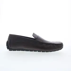 Rockport Tayo RMTAYO Mens Brown Leather Loafers & Slip Ons Moccasin Shoes