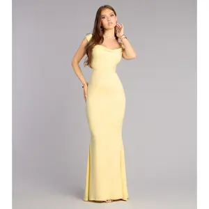 Vanessa Lace-Up Mermaid Formal Dress