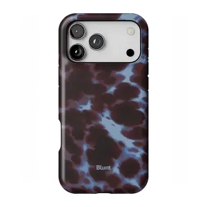 BLUNT Blueberry Ember iPhone Case | Gothic Cross Aesthetic Phone Case | Luxury Embossed Design | Slim Shockproof Protective Cover | Y2K Street Style | Gift Ready | iPhone 11–17 Series