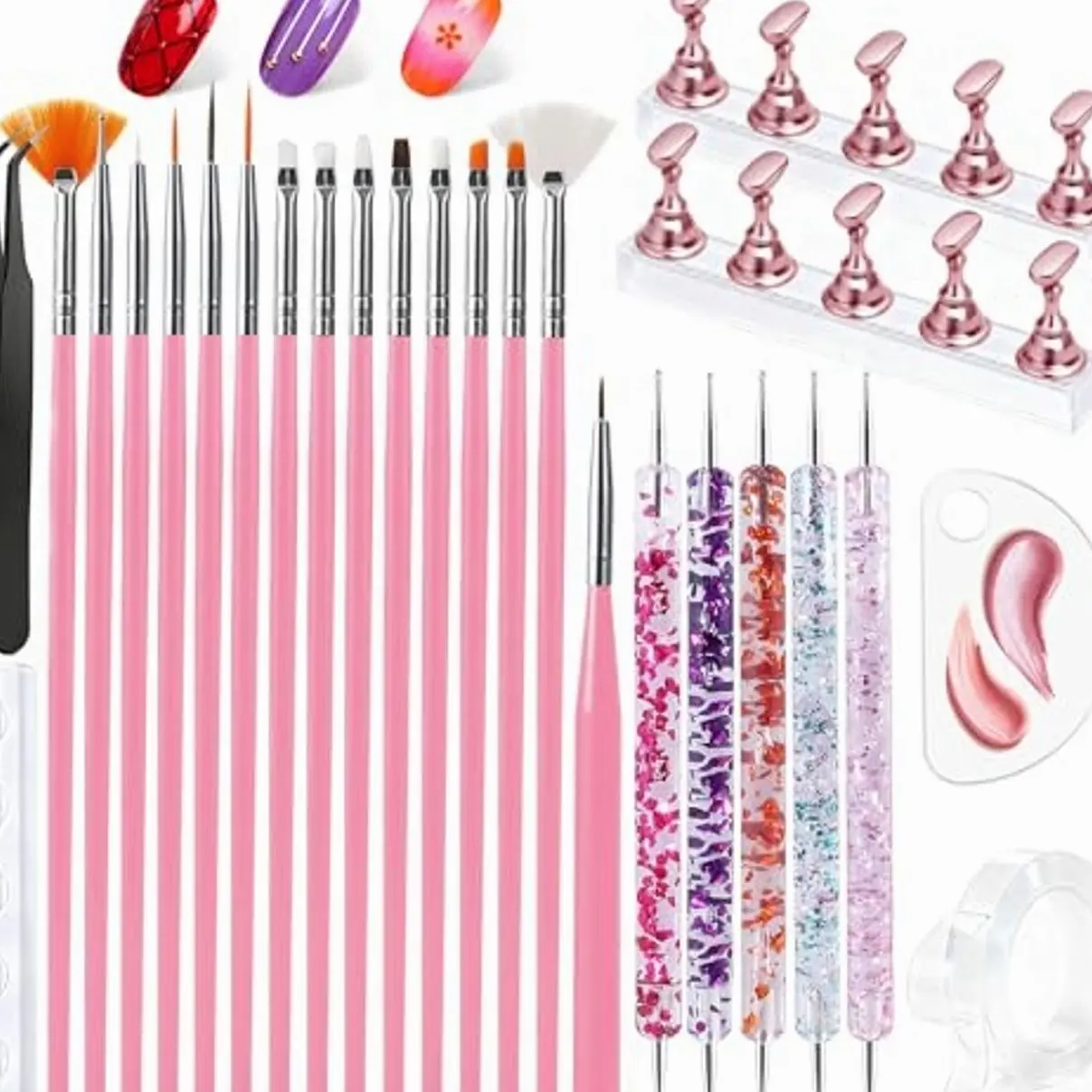 Nail Brushes And Stand Kit A