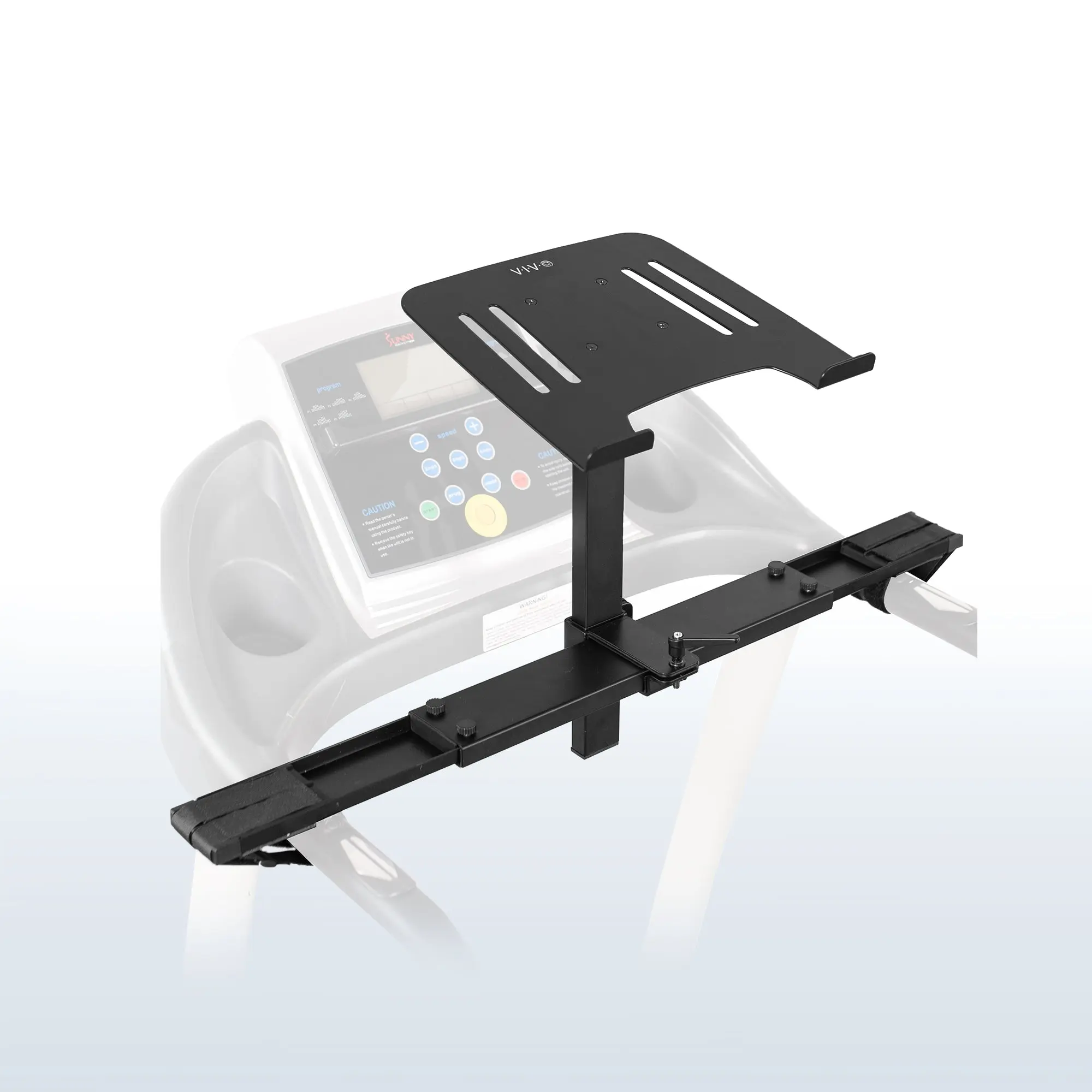Adjustable Laptop Stand - 12 in Treadmill Attachment Laptop Tray for Computers & Office Use