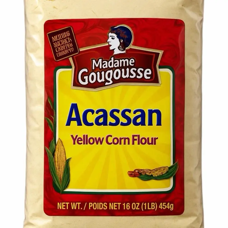 Golden Acassan – Premium Yellow Corn Flour Cornstarch Chunks Grain Golden Acassan – Premium Yellow Corn Flour Cornstarch Chunks Grain