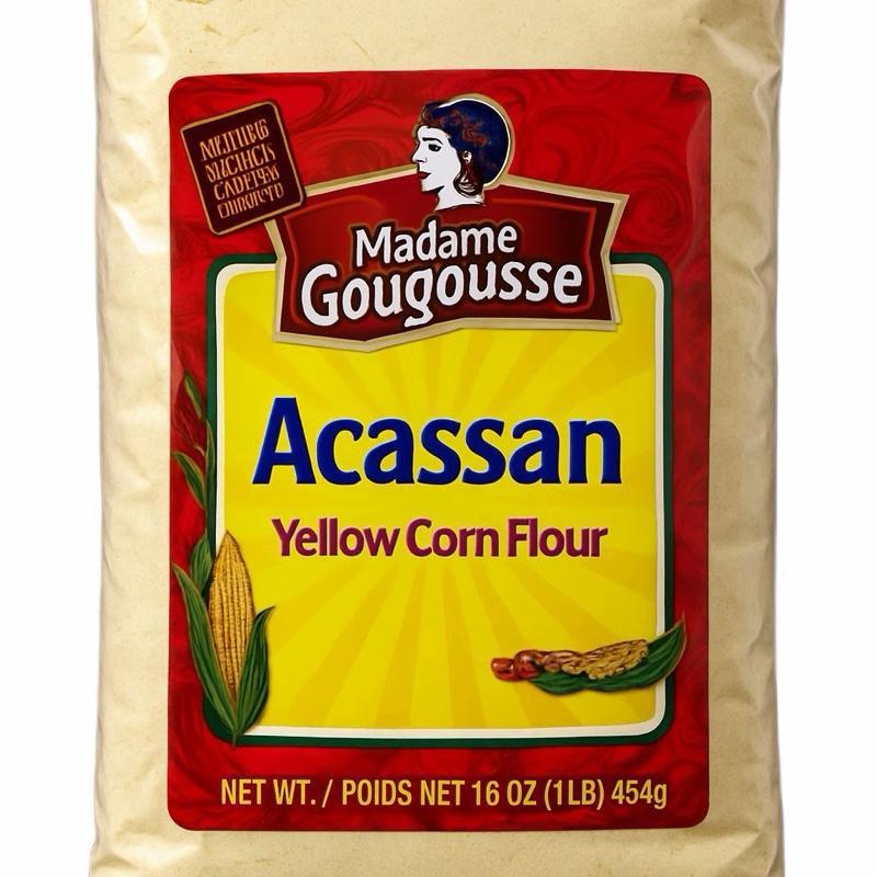 Golden Acassan – Premium Yellow Corn Flour Cornstarch Chunks Grain