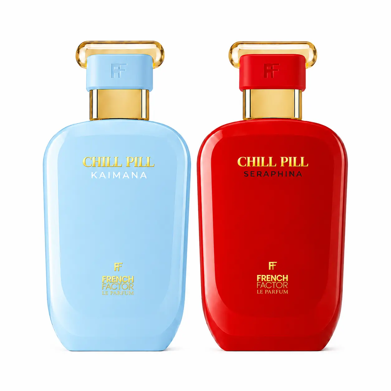 2 Bottle Perfume French Factor Chill Pill Kaimana & Seraphina Women's Perfume, EDP | 3.3 Fl.oz