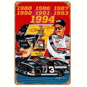 Nascar Legend Aluminum Sign 8x12 Inches Perfect for Home Bar Cafe and Office Wall Decor Home Business Decor Western Decor Sculptures