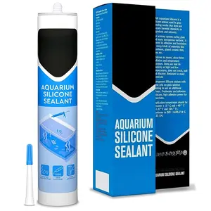 Aquarium  Clear Sealant - High Elasticity, Safe for Fish, Solvent-Free, Ozone-Resistant, Transparent 10.14 Fl Oz, 1 Pack