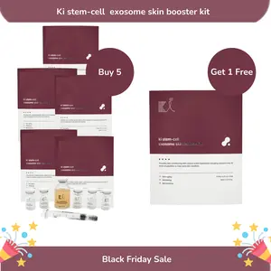 【Buy 5 Get 1 Free】KI Stem-Cell Exosome Booster Kit 6-in-1 Value Set - Anti-Aging & Brightening Ampoule Set with Exosome Solution & Syringe for Radiant Skin hydrate serum Skincare Set Serum Essence Soothing Serum Firm & Lift Serum