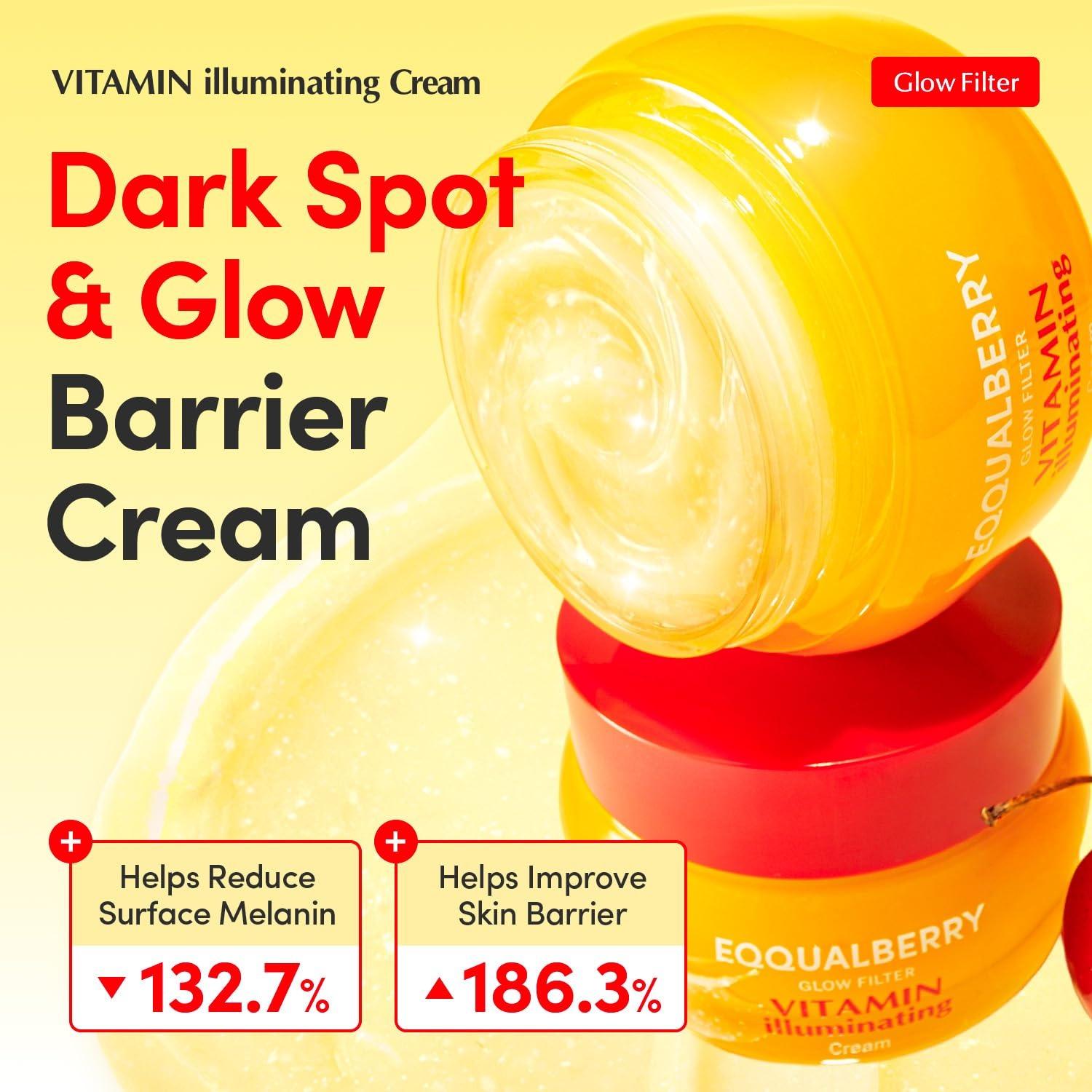 Vitamin Illuminating Cream – Vitamin C & 5% Niacinamide + 3% TXA | Dark spots Cream | Ceramide Barrier Strength | Glowy, Lightweight Hydration
