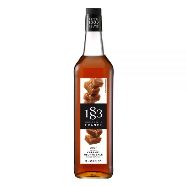 1883 Maison Routin Salted Caramel Syrup - Bottle (1L)