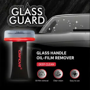 QIFOR Handheld Windshield Oil Film Remover, Car Glass Cleaner Tool, Removes Oil Film, Water Spots & Haze, Improves Driving Visibility in Rain & Night, Auto Detailing Must-Have