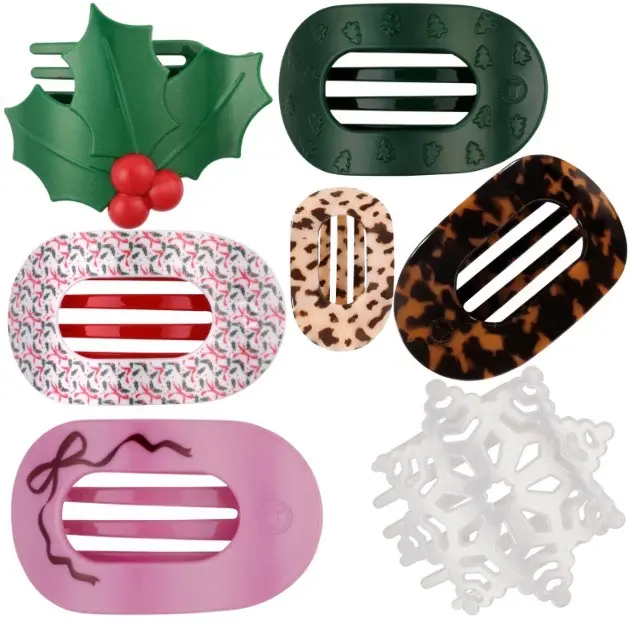 Teleties Flat Clips-Small Medium Large