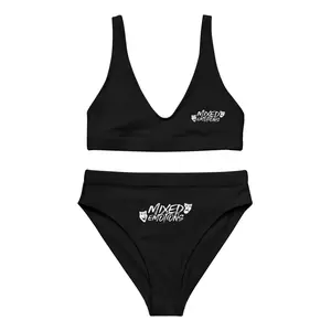 Mixed Emotions Recycled High-Waisted Bikini All Over Print