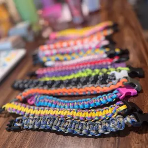 Paracord 550 Bracelets - Colorful Paracord Wristbands for Your Collection