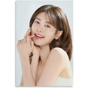 Jung So Min South Korean Actresses Poster 1 Canvas High-Quality Waterproof Wall Art for Living Room Bedroom Decor 16x24inch Unframed Style Colorful Ornaments Decoration Photo Artistic