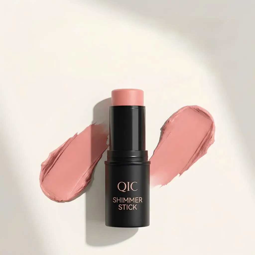 Cosmetic Blush Tint and Lip Stain Satin Finish Portable Makeup Stick, Lightweight Cosmetic Blush Tint and Lip Stain