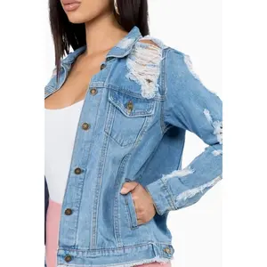 Distressed Denim Jacket