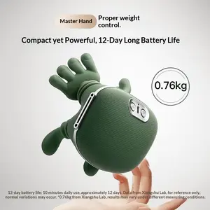 Shoulder and Neck Massager Electric Neck Massager Bionic Hand Heating Wireless Portable 3D Kneading Massage Suitable for Neck, Shoulders, Legs, and Hands Unisex Lightweight Design Adjustable Speed, Stylish Appearance